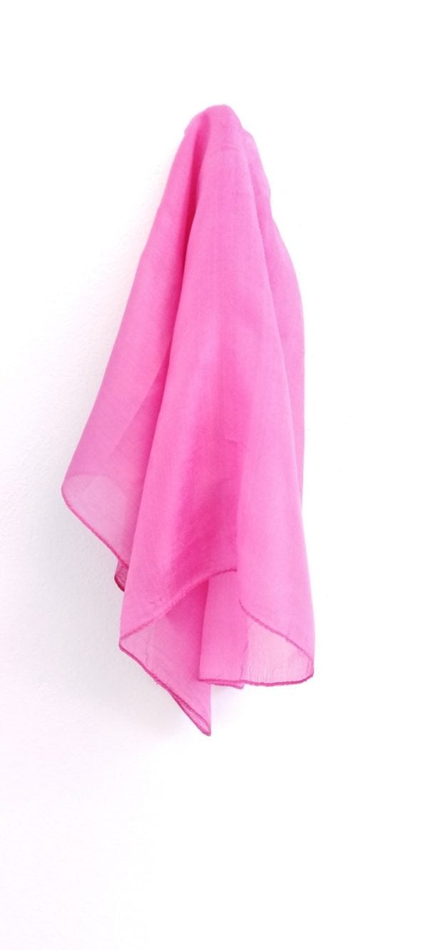 Ροζ τετράγωνο μαντήλι