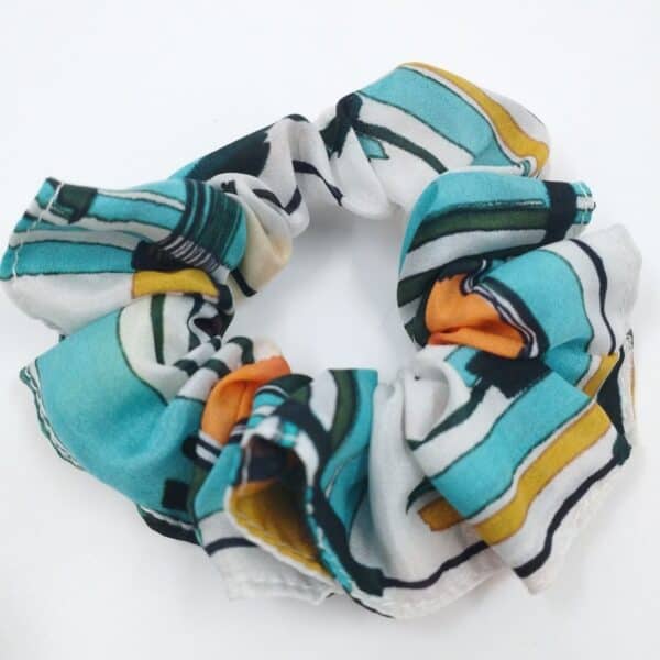 scrunchies with retro print